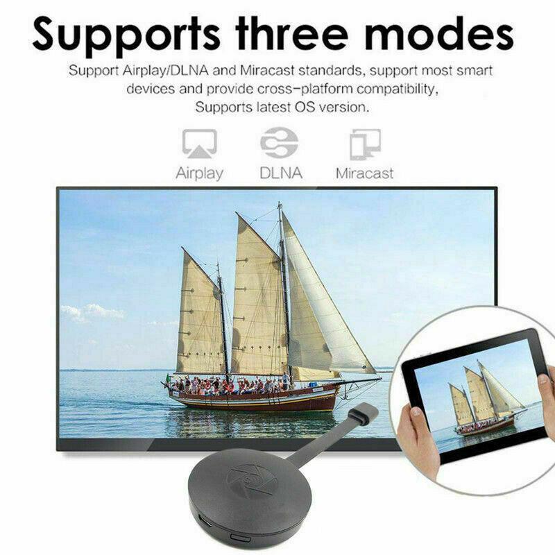 Compact Wireless HDMI Streaming Adapter for 1080p TV