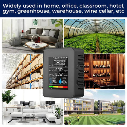 Smart Indoor Air Quality CO2 Detector Alert System