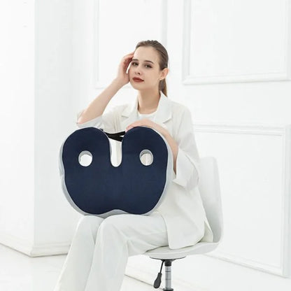 Contoured Gel Seat Cushion for Back Pain Support