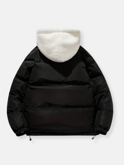 Warm Women's Down Filled Hooded Puffer Jacket