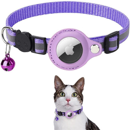Safety Glow Cat Collar with Fast Release GPS Tracker