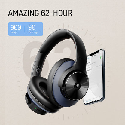 Noise Cancelling Wireless Headphones, Bluetooth 5.0 Microphone