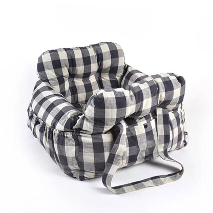 Practical Pet Car Seat & Travel Bag - Safe & Easy Clean