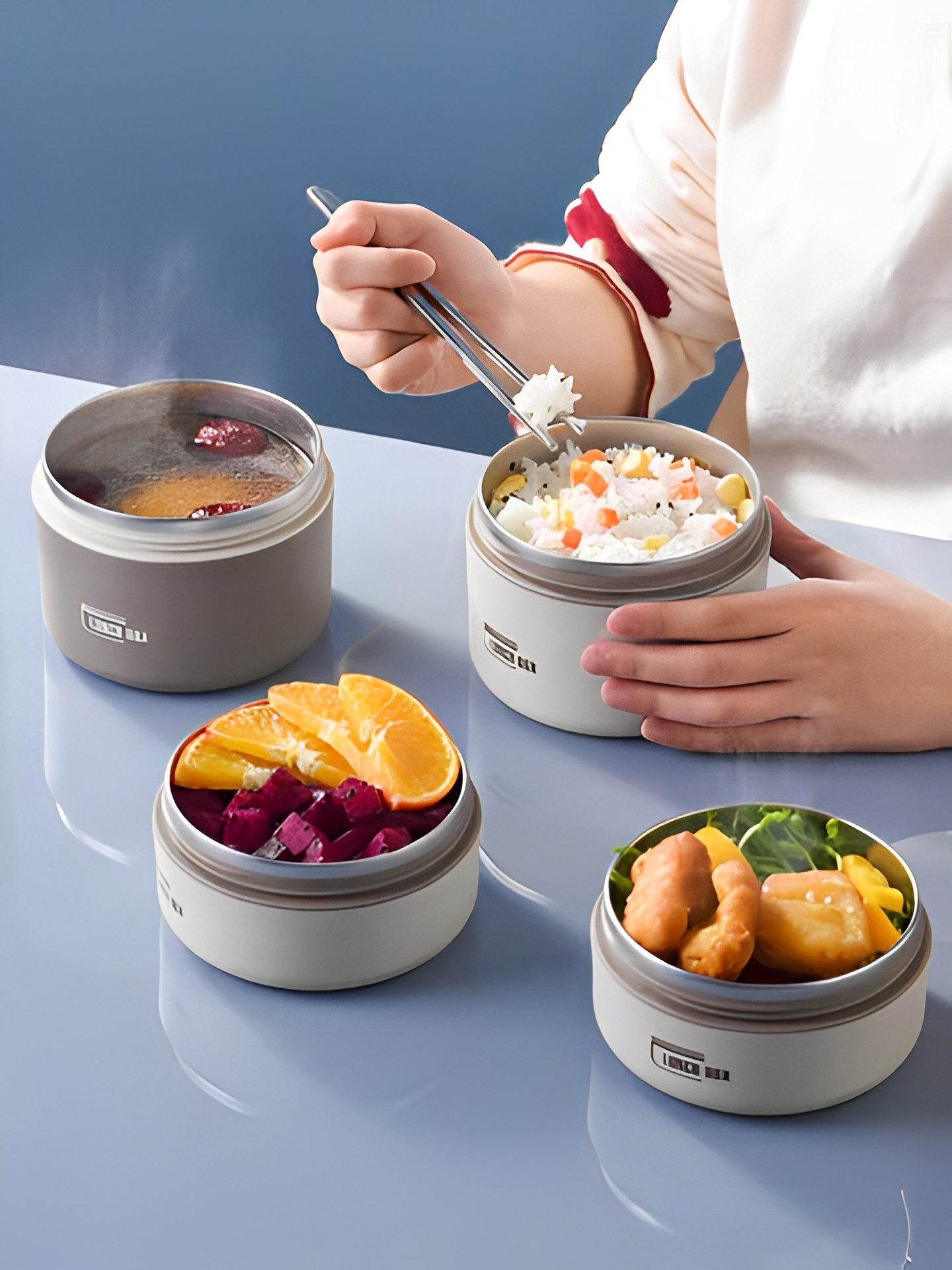 Thermal Insulated Food Container Keeps Lunch Fresh