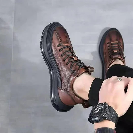 Comfortable Leather Support Sneakers for Men