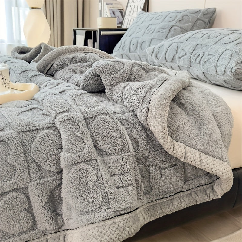Cozy Fleece Throw Blanket for Home Comfort - Lusomart