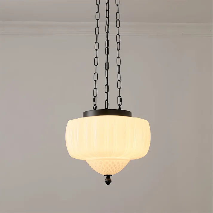 Simple White Hanging Lamp