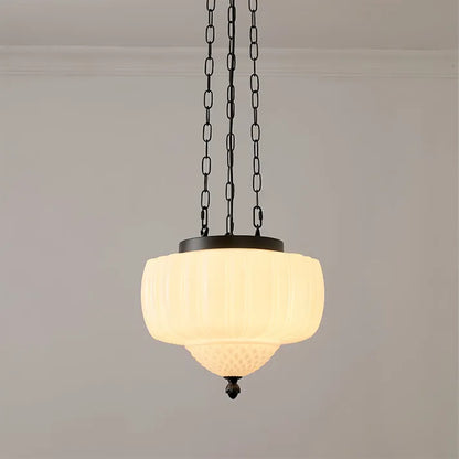 Simple White Hanging Lamp