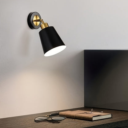 Contemporary Silver Wall Lamp | Dimmable Home Sconce Light