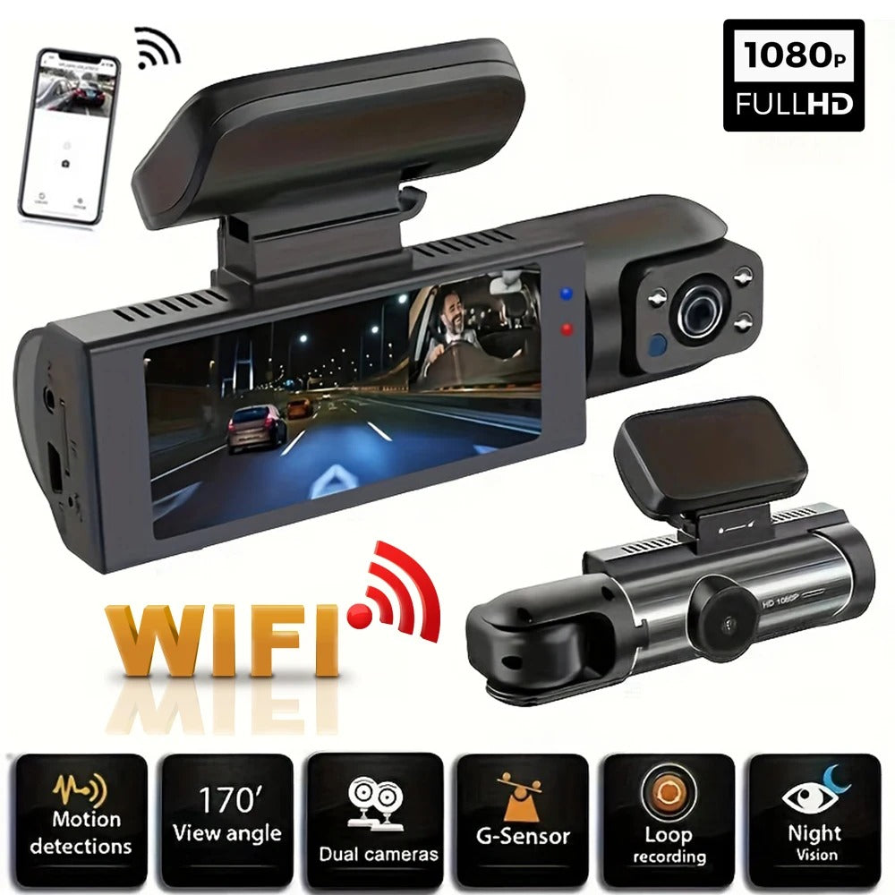Dual Lens 1080P Car Dashboard Camera
