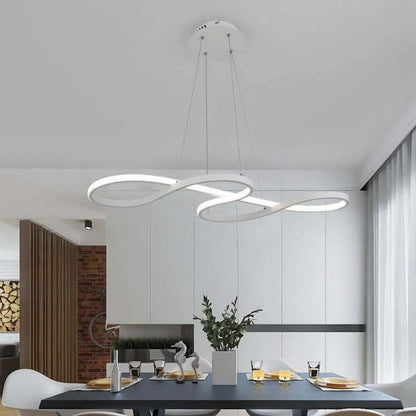 Sleek Metal Pendant Ceiling Light Fixture