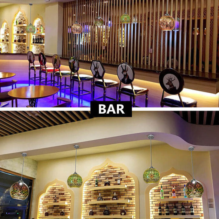 Vibrant Glass Pendant Ceiling Light