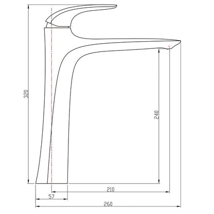Modern Single Handle Bathroom Faucet