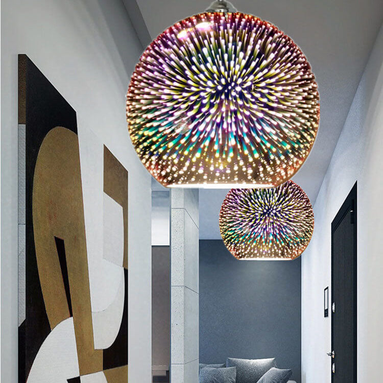Vibrant Glass Pendant Ceiling Light