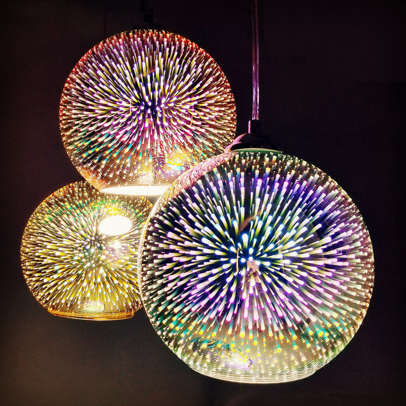 Vibrant Glass Pendant Ceiling Light