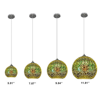 Vibrant Glass Pendant Ceiling Light