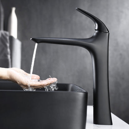 Modern Single Handle Bathroom Faucet - Lusomart