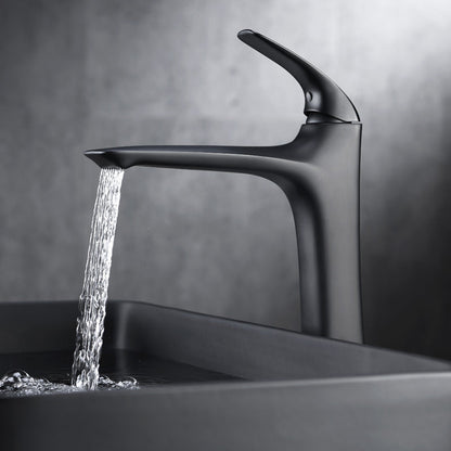 Luxury Single Handle Bath Faucet for Single Hole Sinks - Lusomart