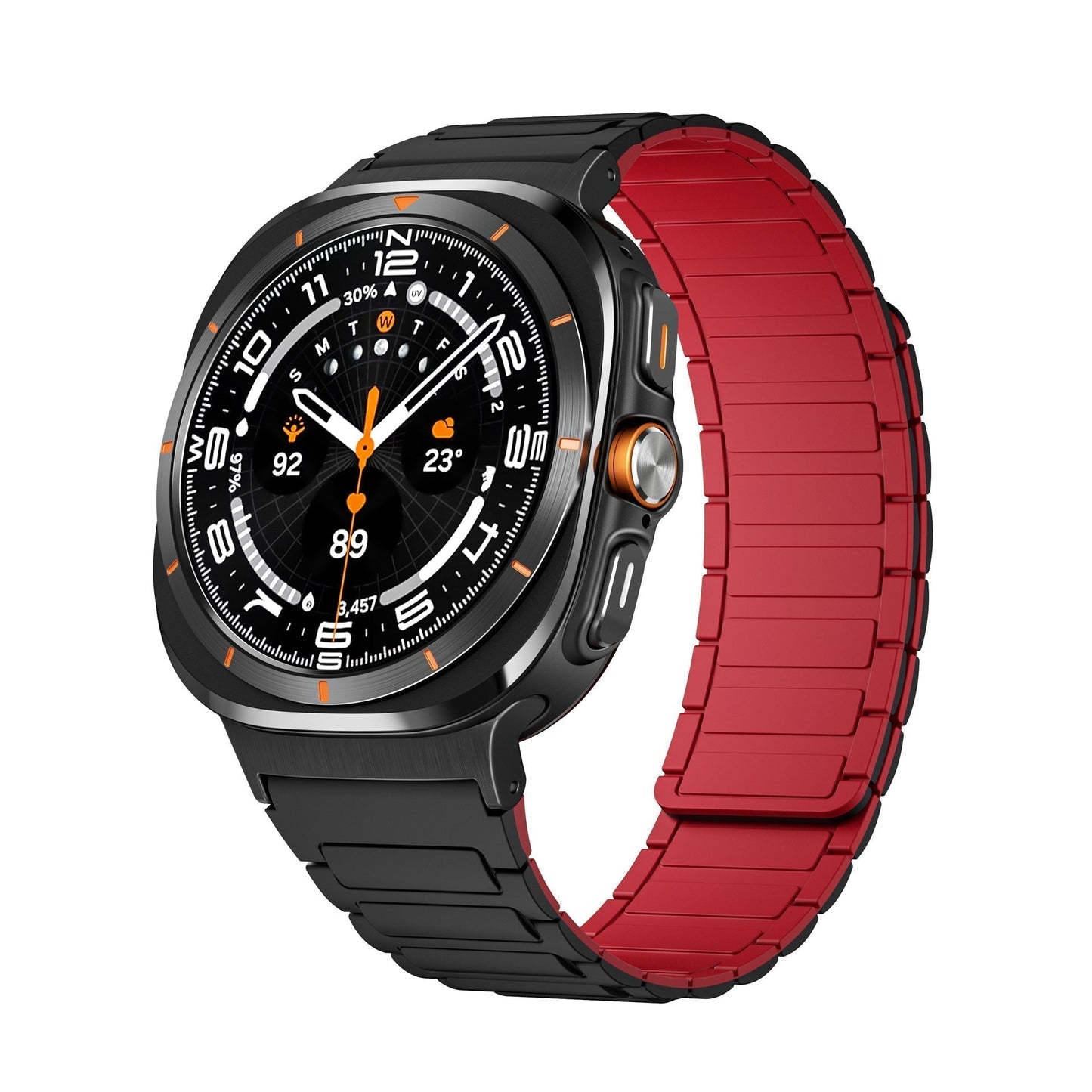 Flexible Magnetic Silicone Strap for Samsung Watch 7 Ultra