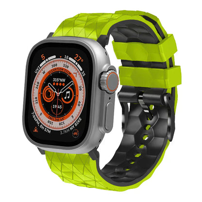 Durable Dual Tone Sports Silicon Apple Watch Band