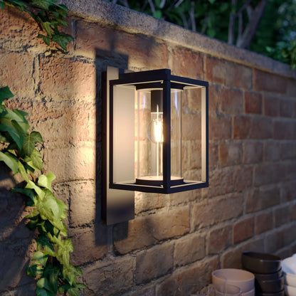 Modern Glass Exterior Wall Lamp