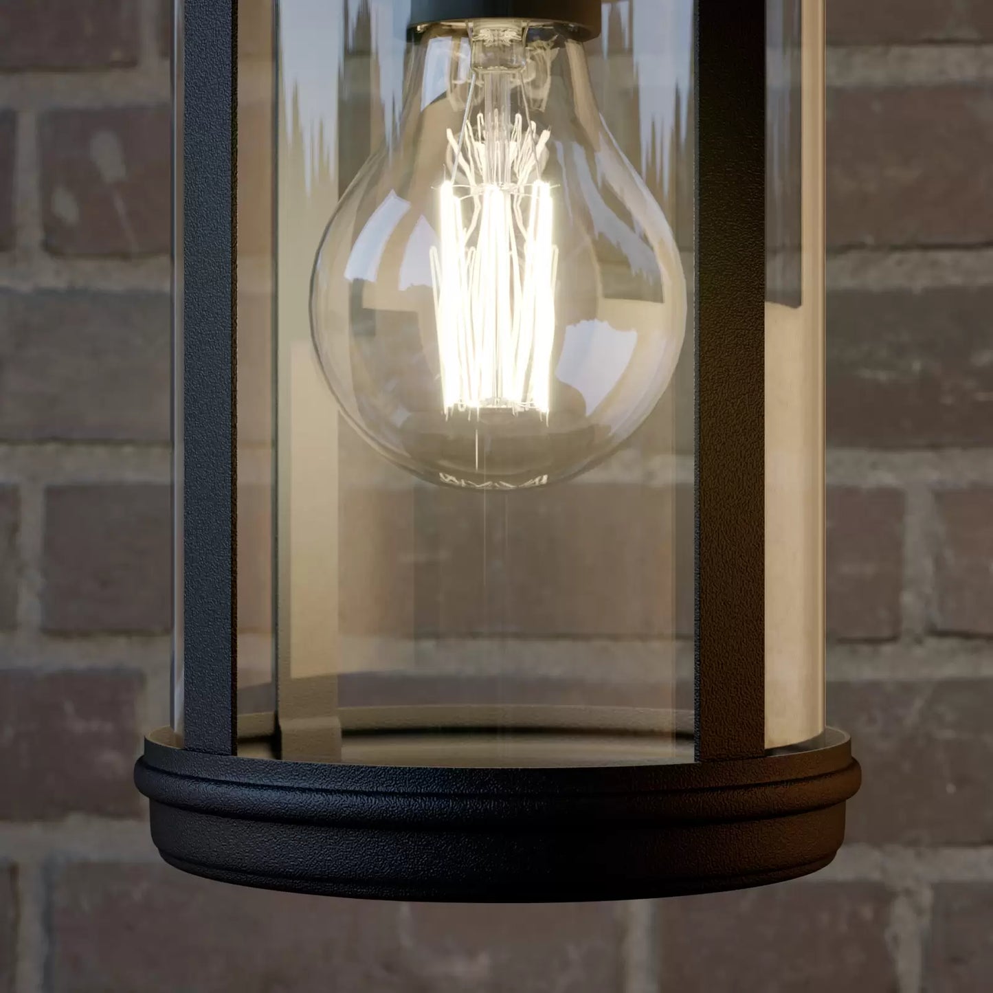 Modern Glass Exterior Wall Lamp
