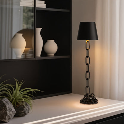 Contemporary Metal Link Desk Lamp