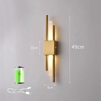 Bright Cordless LED Wall Light Sconce