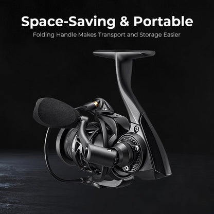 Lightweight Carbon Ice Fishing Spinning Reel 500 1000