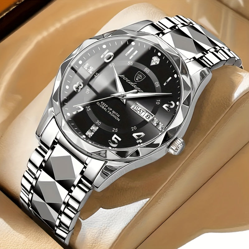 Rugged Mens Titanium Sports Watch with Digital Chronograph