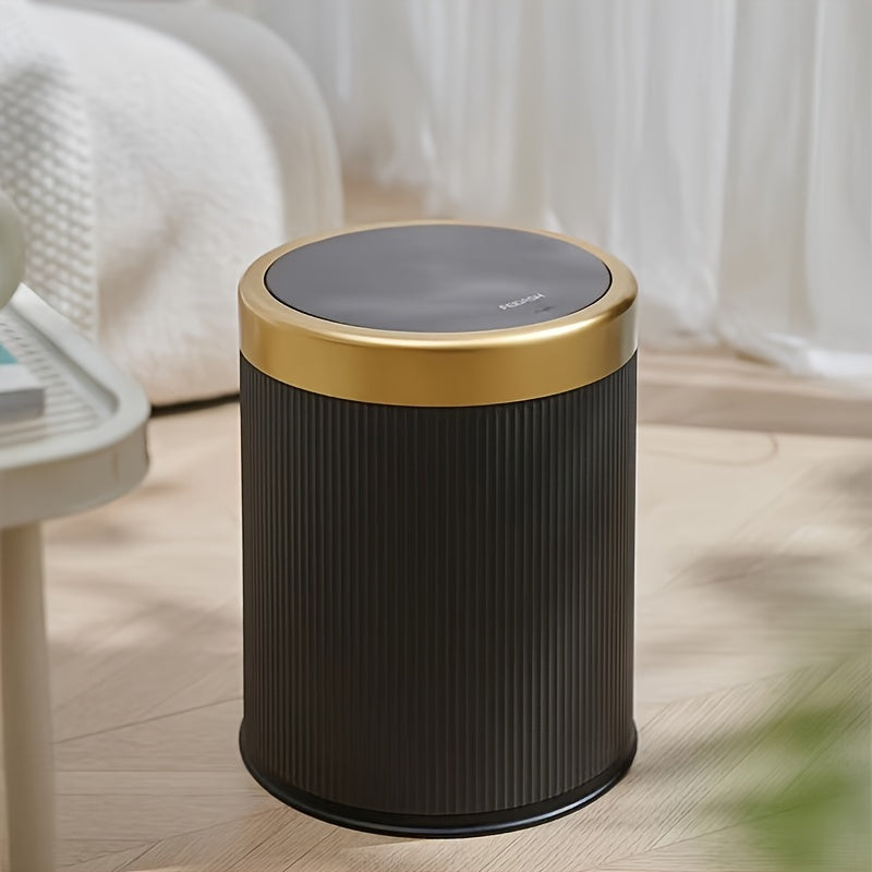 Premium Oval Pedal Bin with Twin Inner Containers