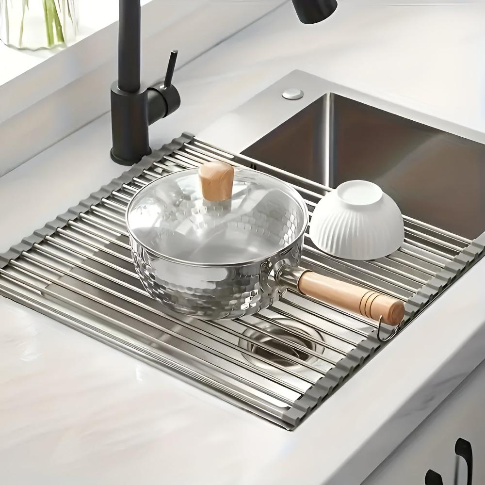 Compact Stainless Steel Dish Dryer Rack