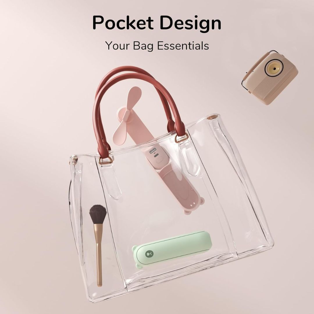 Portable 3 In 1 Mini Fan With LED Light And USB