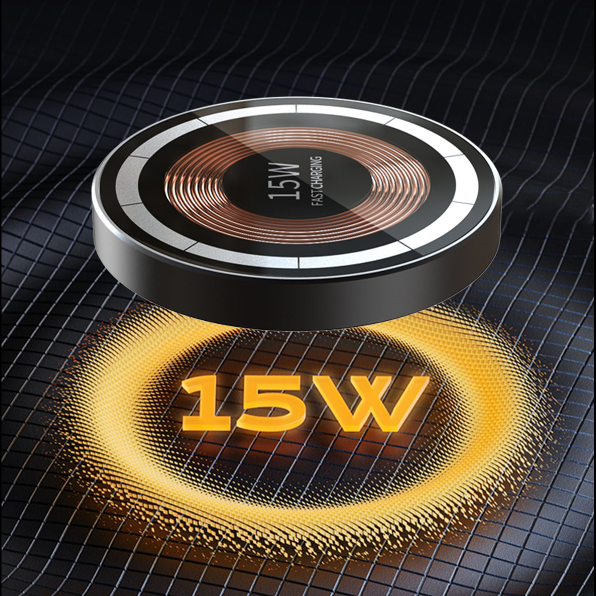 Compact Fast Wireless Charging Phone Stand