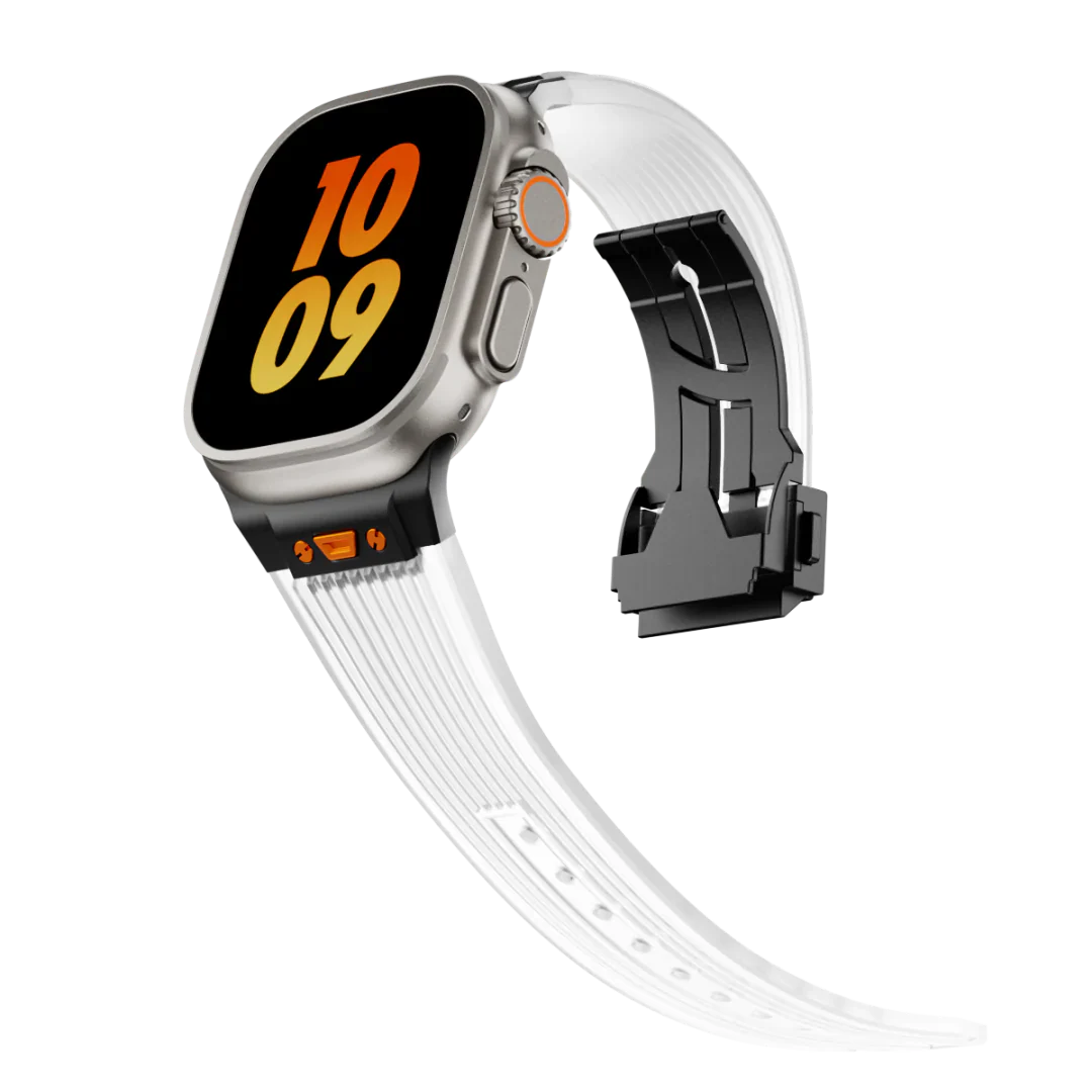 Transparent Soft Apple Watch Silicone Strap