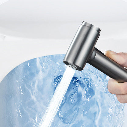 White Mounted Bidet Set with Handheld Shower