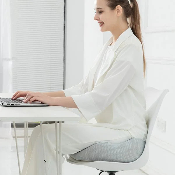 Contoured Gel Seat Cushion for Back Pain Support