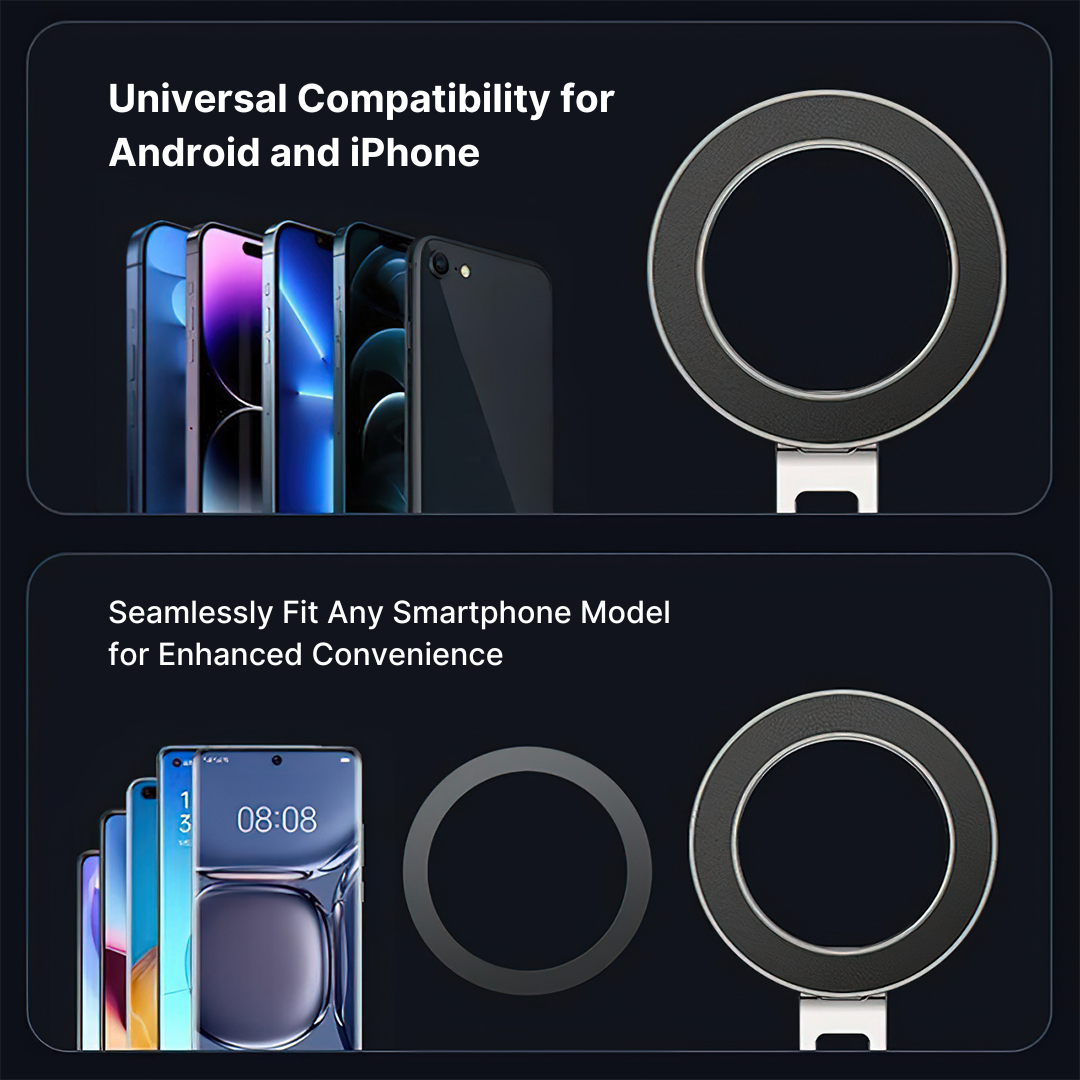Strong Car Phone Holder with Adjustable Magnetic Base