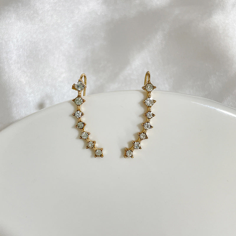 Sparkling Diamond Stud Earrings