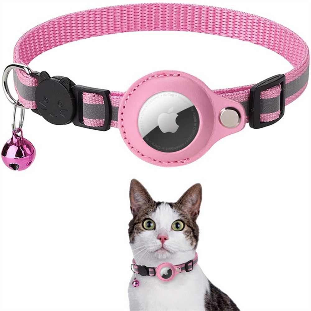 Safety Glow Cat Collar with Fast Release GPS Tracker