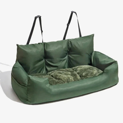 Comfy Pet Car Seat Bed For Dogs, Large Medium Sizes