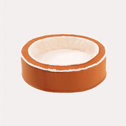 Comfy Soft Round Pet Bed Orthopedic Non Slip Bottom