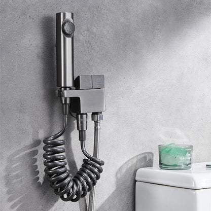 Portable Toilet Bidet Spray Kit With Adjustable Valve