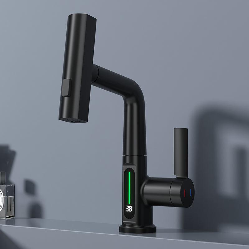 Stylish Brass Single Handle Faucet for Hot Cold Water