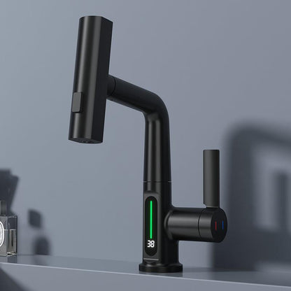Stylish Brass Single Handle Faucet for Hot Cold Water