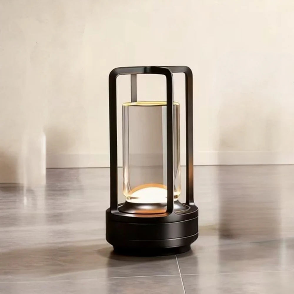 Sleek Metal Desk Lamp LED Lighting Modern Home Decor