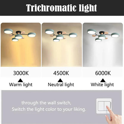 Circular Metal LED Pendant Light For Home