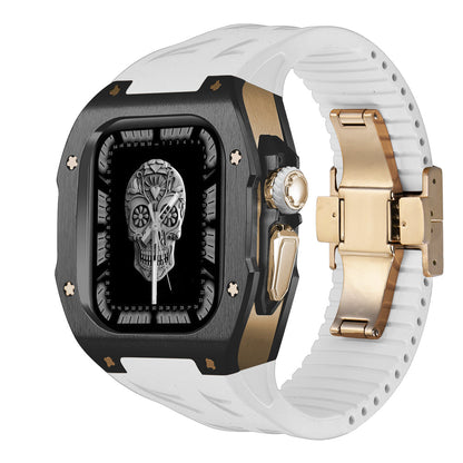 Durable Titanium Case & Soft Rubber Band for AW Ultra