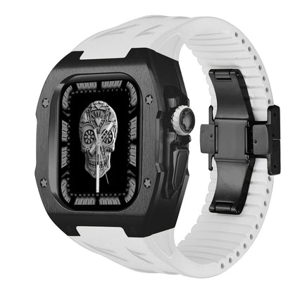 Durable Titanium Case & Soft Rubber Band for AW Ultra