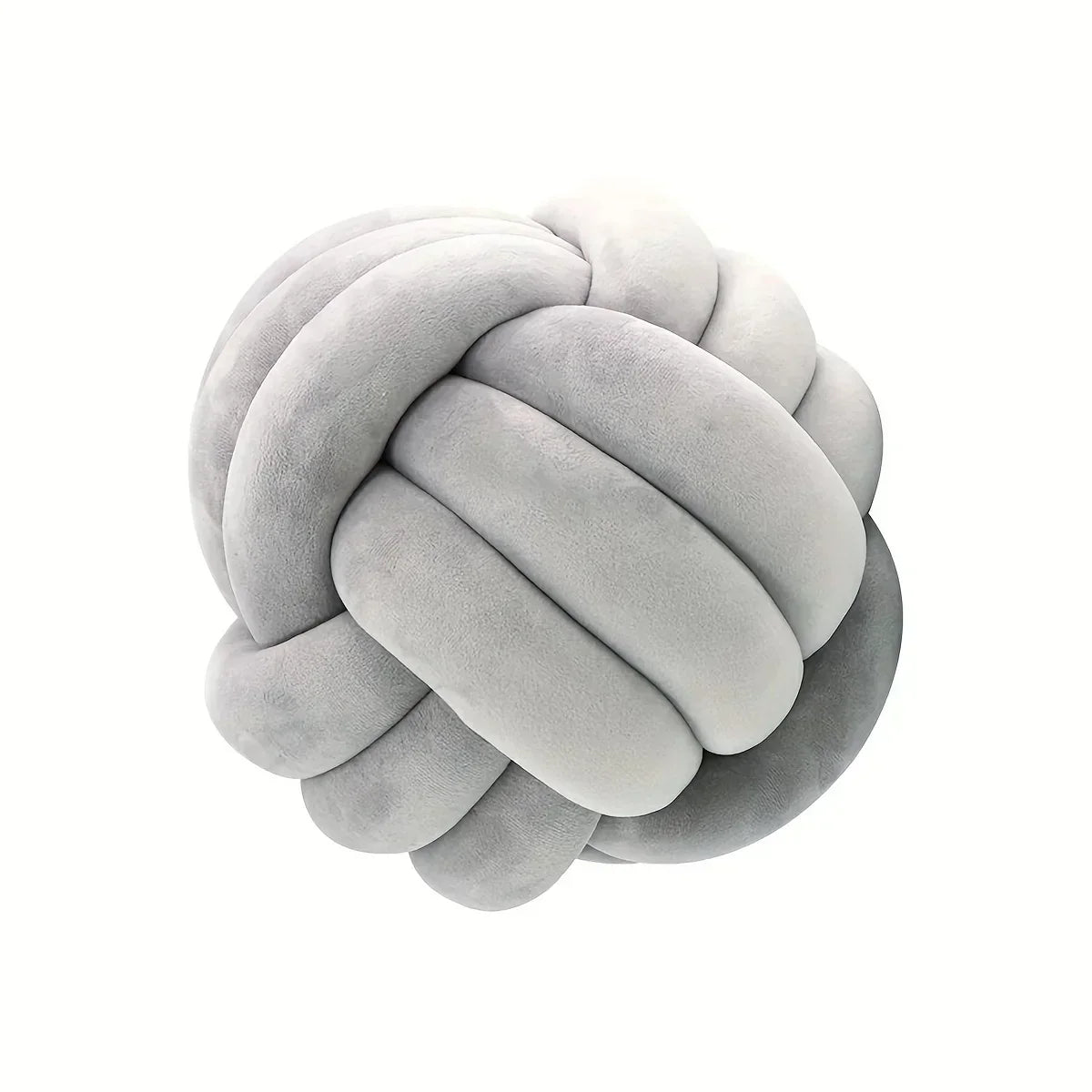 Textured Knot Ball Pillow